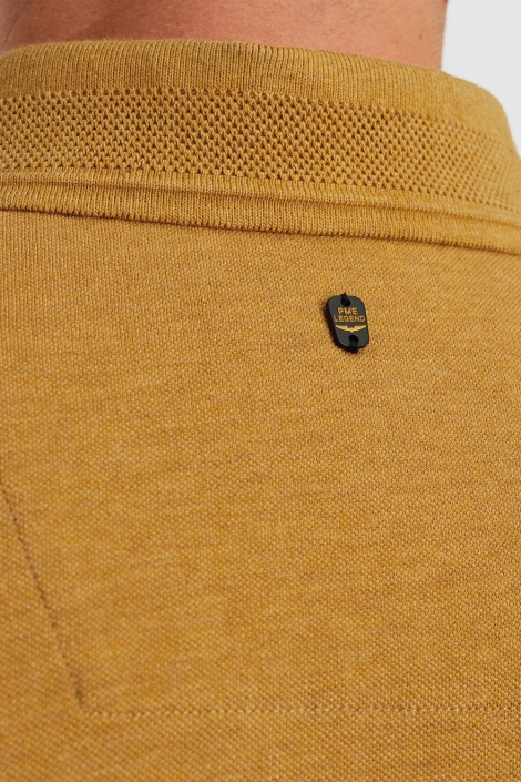 PME legend short sleeve polo pique melange